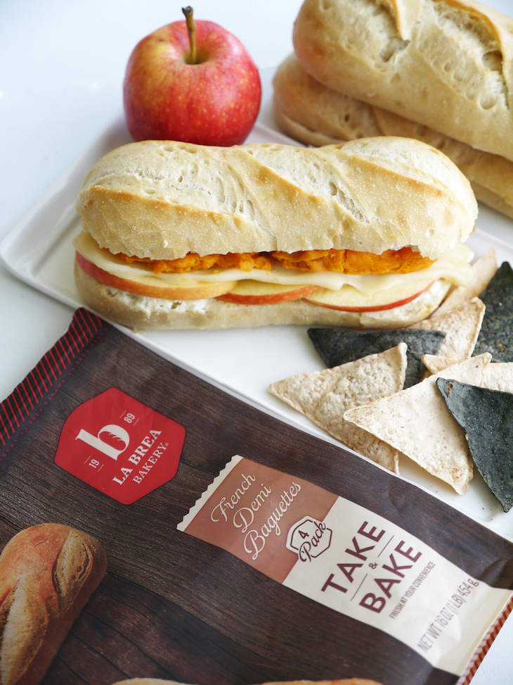 Sweet Potato and Cheese Baguette Sandwich La Brea Bakery